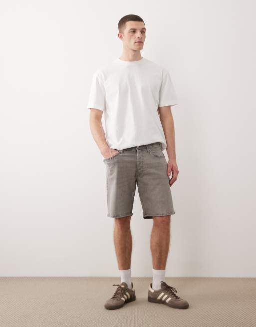 Jack & Jones - Rick - Short slim en jean - Gris clair, 2 de 5