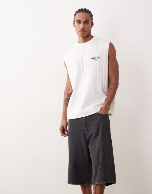 Jack & Jones Ron denim shorts in washed black, 2 of 5