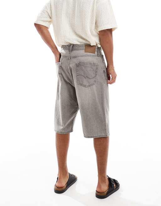 Jack & Jones – Ron – Grå jeansshorts i skaterstil , 3 av 5