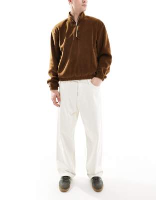 Jack & Jones - Ron - Jean coupe skateur - Écru - view 1