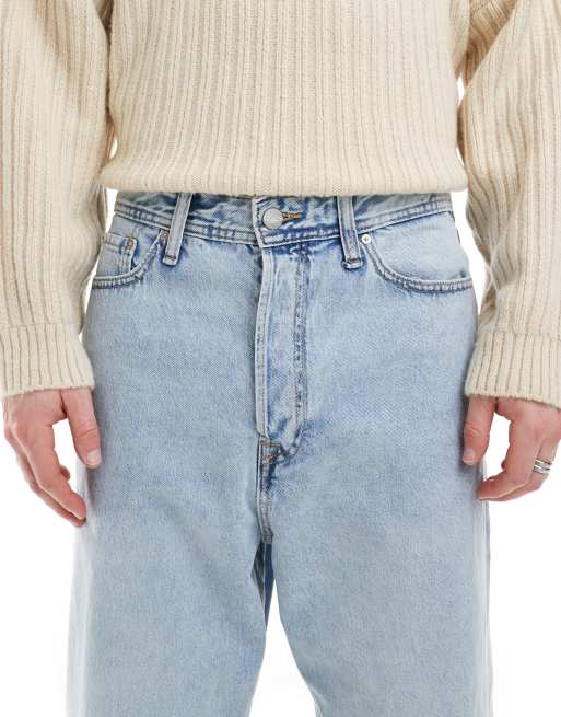 Jack & Jones - Ron - Jeans met skater pasvorm in lichtblauw, 4 van 5