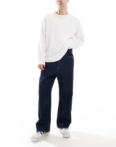 Jack & Jones - Ron - Jeans met skaterpasvorm in donker marineblauw - view 1