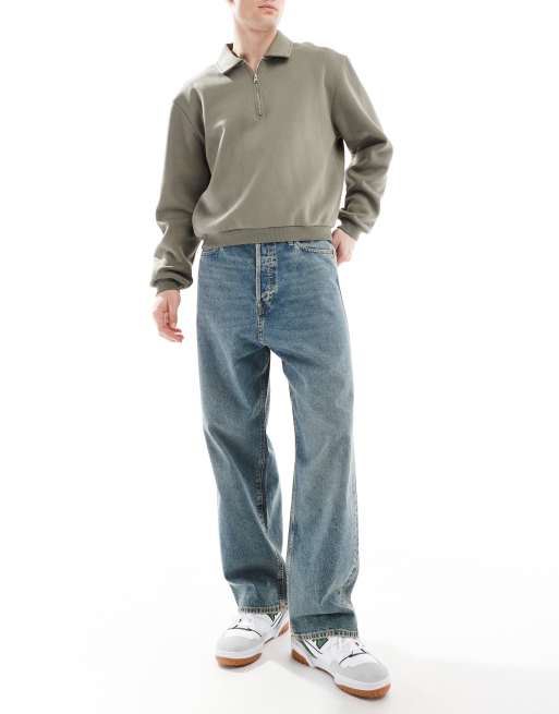 Jack & Jones - Ron - Jeans skater lavaggio blu vintage