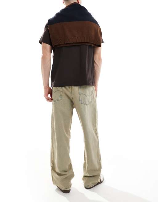 Jack & Jones - Ron - Jeans stile skater blu lavaggio candeggiato, 2 di 5