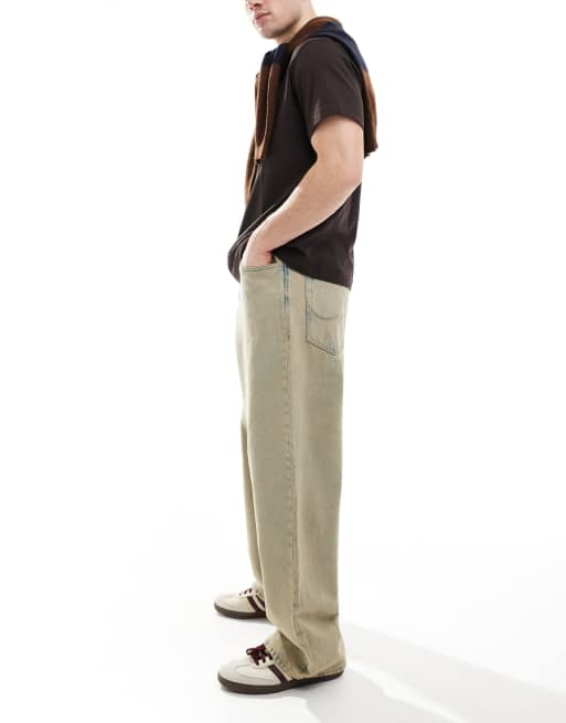 Jack & Jones - Ron - Jeans stile skater blu lavaggio candeggiato, 3 di 5