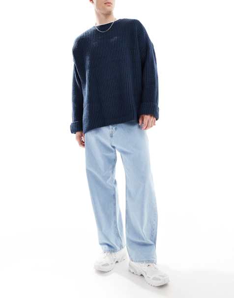 Jack & Jones – Ron – Ljusblå skater-jeans med tvättad finish - view 1