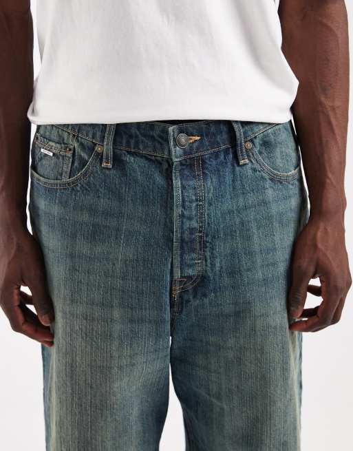 Jack & Jones – Ron – Mörkt tonade jeansshorts i baggy fit, 3 av 5