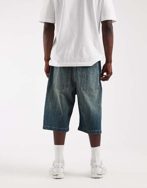 Jack & Jones – Ron – Mörkt tonade jeansshorts i baggy fit, 5 av 5