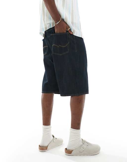 Jack & Jones - Ron - Pantaloncini di jeans lavaggio risciacquato, 4 di 5
