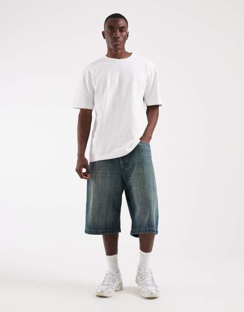 Jack & Jones - Ron - Short baggy en jean - Teinte foncée - view 1