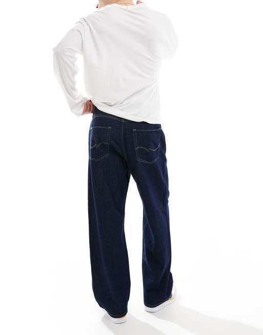 Jack & Jones Ron skater fit jeans in dark navy, 2 of 5
