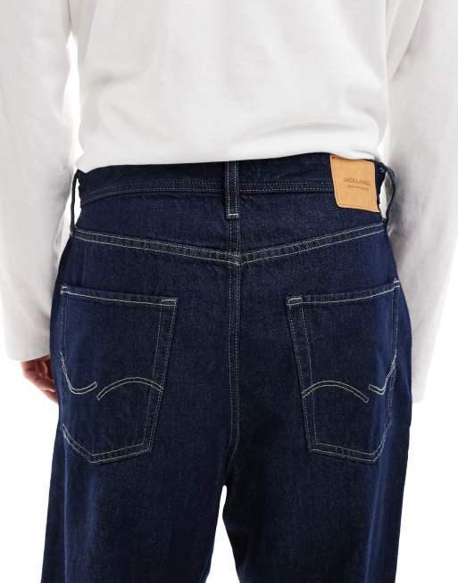 Jack & Jones Ron skater fit jeans in dark navy, 5 of 5