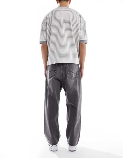 Jack & Jones Ron skater fit jeans in grey, 3 of 5