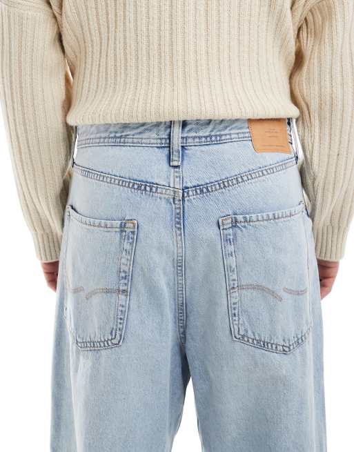 Jack & Jones Ron skater fit jeans in light blue