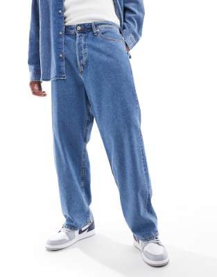 パンツ 2024 TIE MATERIAL WASH SKATER JEANS 46 Seamed Straight-leg Jean In All-day Stretch With Rope-tie