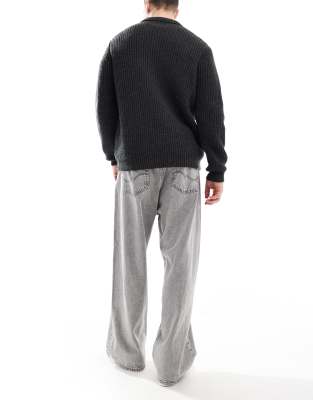 Jack & Jones Ron Skater Jeans In Gray