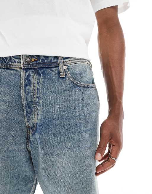 Jack & Jones – Ron – Skater-Jorts aus Denim in blauer Vintage-Waschung , 5 von 5