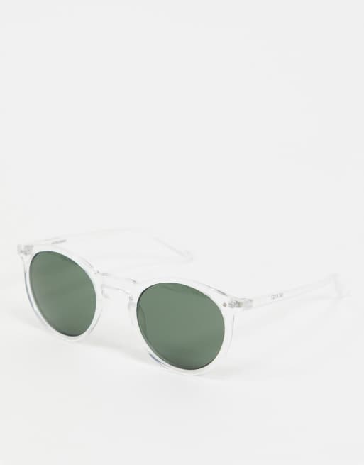 Jack & Jones round sunglasses with clear frame