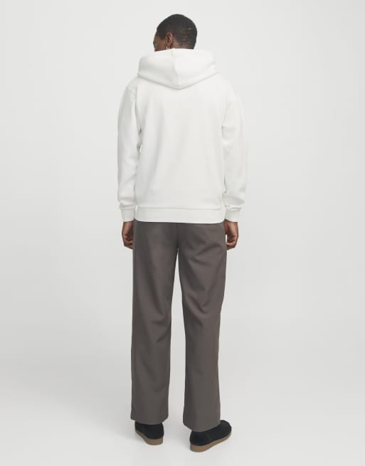 Jack & Jones rozpinana bluza z kapturem w kolorze Cloud Dancer, 2 z 7