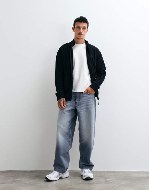Jack & Jones rozpinana kurtka polarowa w czerni, 5 z 5