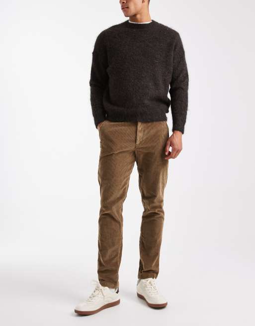 Jack & Jones – Rudobrązowe sztruksowe spodnie o dopasowanym kroju, 2 z 5