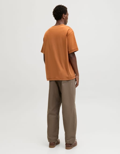 Jack & Jones – Rudobrązowy T-shirt, 2 z 7