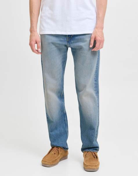 Jack & Jones - Ruimvallende jeans in blauw - view 1