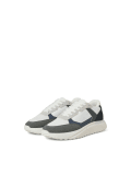 [Jack & Jones] Jack & Jones runner sneakers in white grey navy 44 White