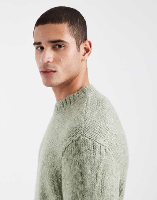 Jack & Jones – Salviagrön tröja i oversize, 4 av 5