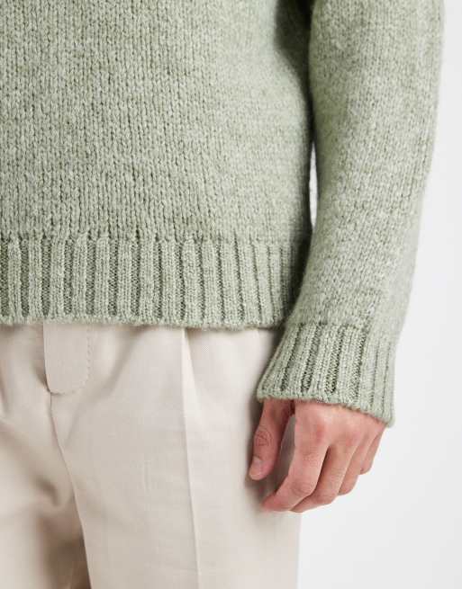 Jack & Jones – Salviagrön tröja i oversize, 5 av 5