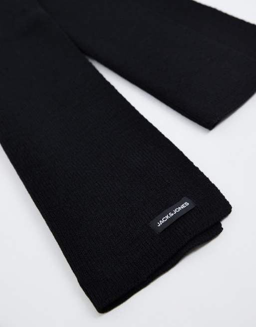Jack & Jones scarf in black, 2 of 3