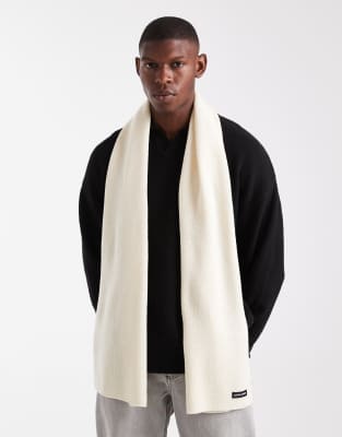 Jack & Jones Scarf In White