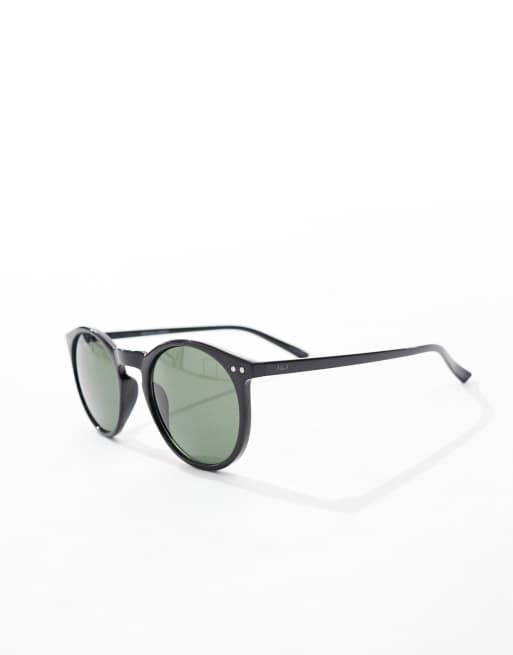 Jack & Jones – Schwarze Sonnenbrille mit runden Gläsern, 2 von 3