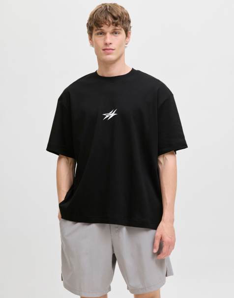 Jack & Jones – Schwarzes T-Shirt - view 1