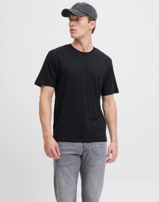 Schwarzes T-Shirt Schwarz L