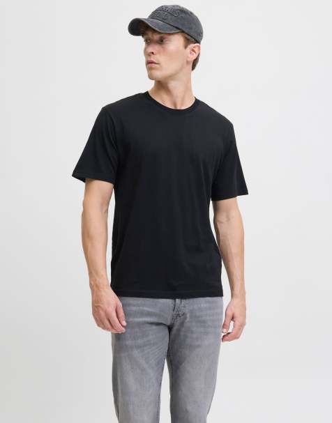 Jack & Jones – Schwarzes T-Shirt - view 1