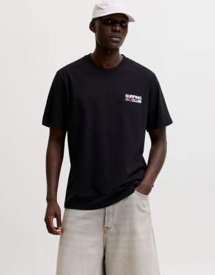 Schwarzes T-Shirt Schwarz M