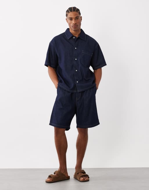Jack & Jones – Zestaw jeansowy z koszulą z krótkimi rękawami z surowego denimu, 3 z 3