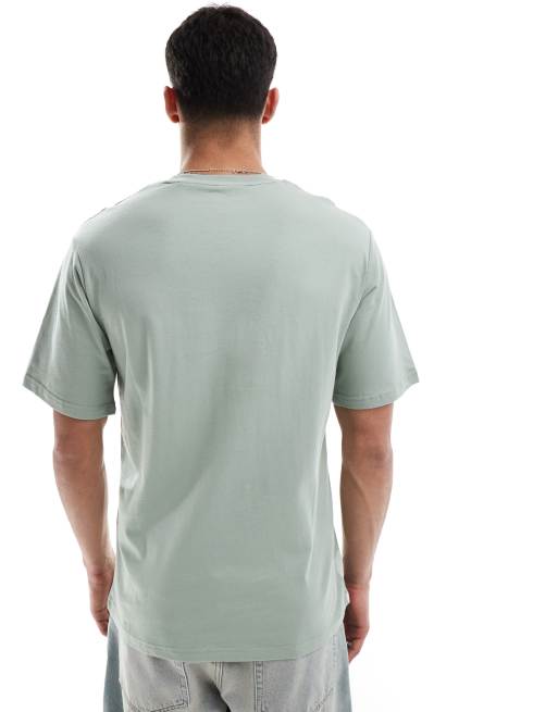 Jack & Jones script logo T-shirt in green | ASOS