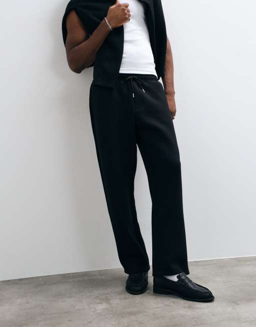 Jack & Jones scubastyle straight joggers in black, 3 of 5