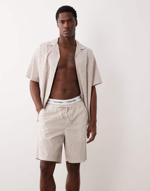 Jack & Jones seersucker shorts in beige - part of a set, 2 of 5