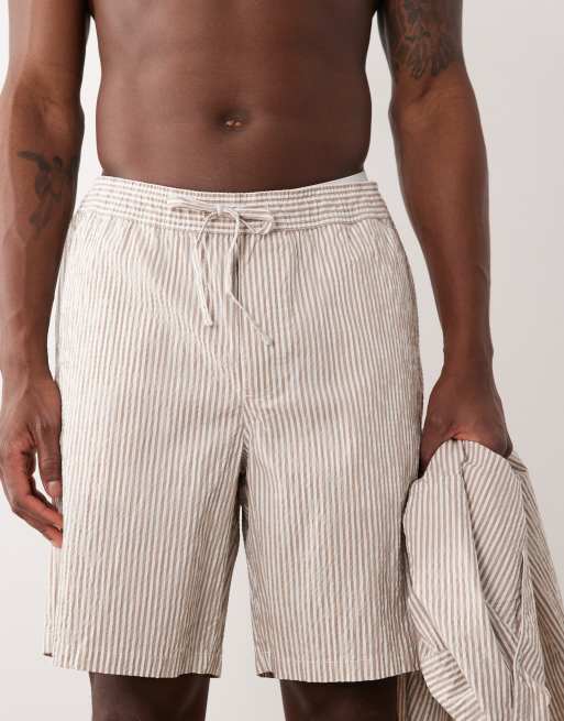 Jack & Jones seersucker shorts in beige - part of a set, 4 of 5