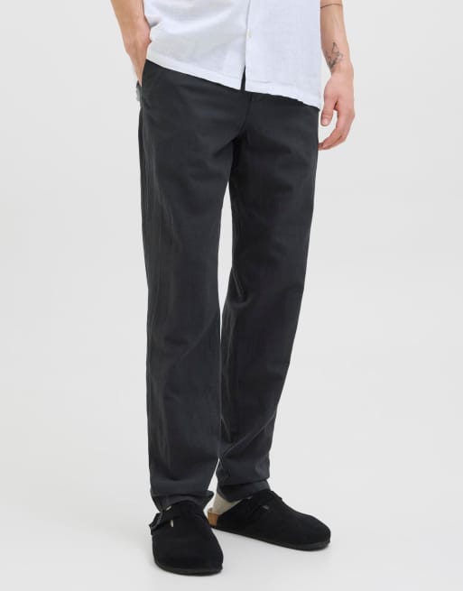 Jack & Jones - Set van 2 chinobroeken in zwart en grijs, 5 van 7
