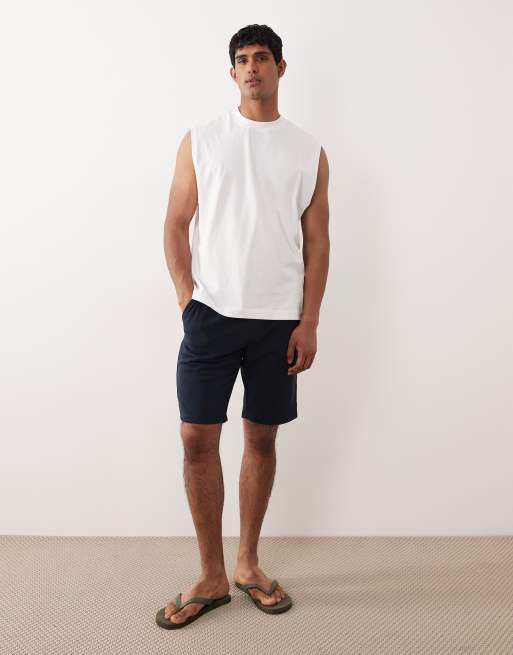 Jack & Jones - Set van 2 jersey shorts in grijs en marineblauw, 2 van 5