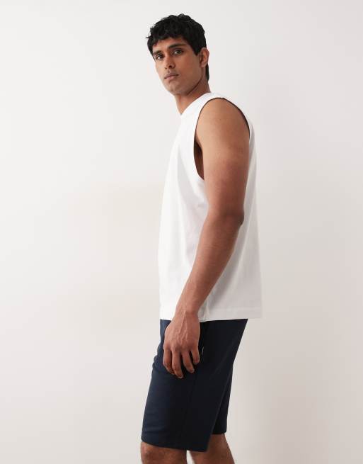 Jack & Jones - Set van 2 jersey shorts in grijs en marineblauw, 3 van 5