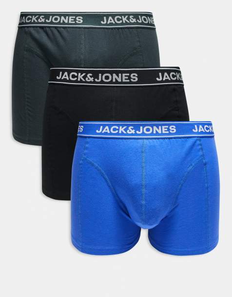 Jack & Jones - Set van 3 boxershorts in zwarte mix - view 1