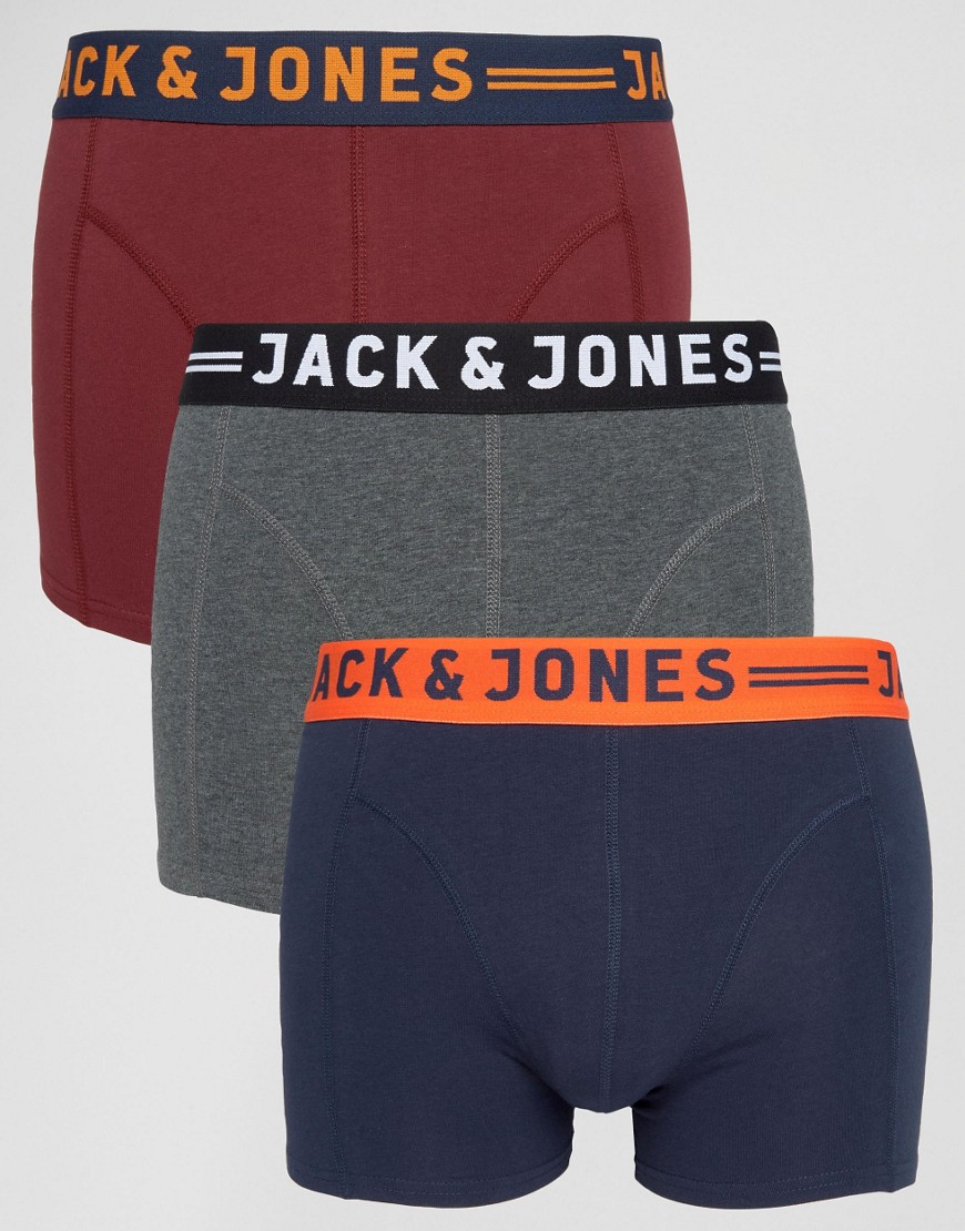Jack & Jones - Set van 3 boxershorts-Multi