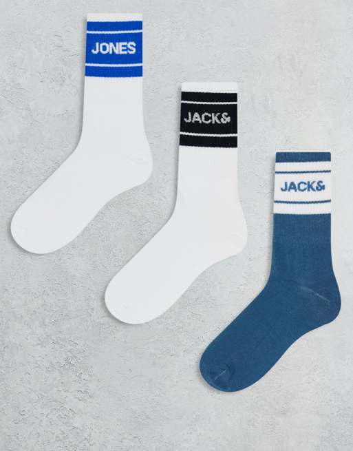 Jack & Jones - Set van 3 paar sportsokken in multi