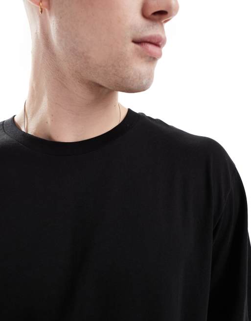 Jack & Jones - Set van 5 oversized T-shirts in wit, zwart en grijs, 3 van 4