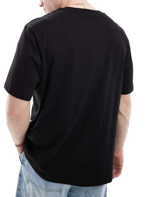 Jack & Jones - Set van 5 oversized T-shirts in wit, zwart en grijs, 4 van 4